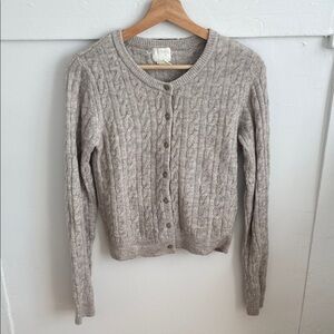 H&M Cable Knit Cardigan - Beige